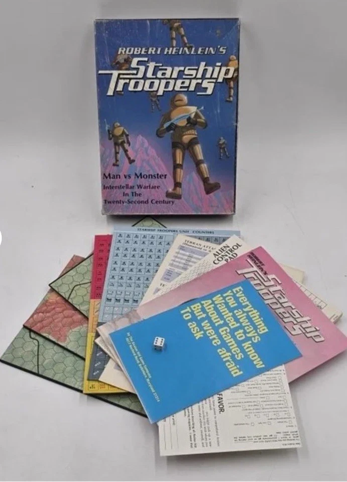 Starship Troopers Robert Heinlein Sci-Fi Board Game - Avalon Hill 1976 Unpunched - Image 3 of 3