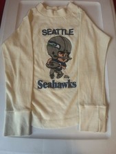 Seattle Seahawks - Vintage 80's NFL Long Sleeve Kids Shirt Free Shipping