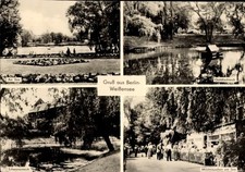Ak Berlin Weißensee, Am Weißen See, Goldfischteich, Schwanenteich,... - 4864928