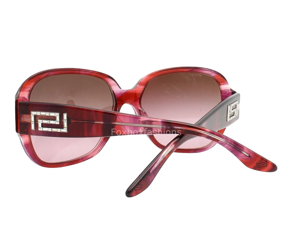 Gafas de sol Versace MOD 4238-B 927/14 cristal rojo rosa Habana con logotipo de cristales Foto 3 de 4