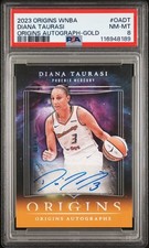 2023 Panini Origins WNBA Diana Taurasi Signature AUTO Gold /10 PSA 8