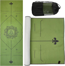 Yoga Towels, Non Slip Hot Yoga Mat Towel with Grip Dots,Super-Absorbent Soft Mic