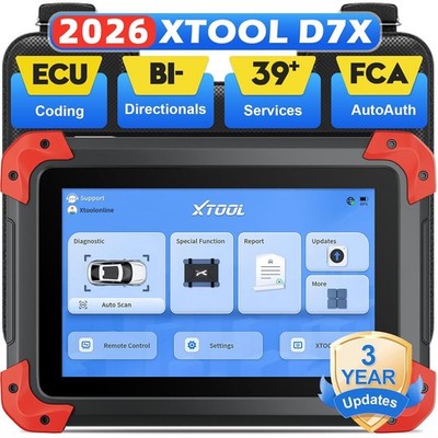 2026 XTOOL D7X OBD2 Diagnosegerät Bidirektionale Scanner Schlüsselprogrammierer