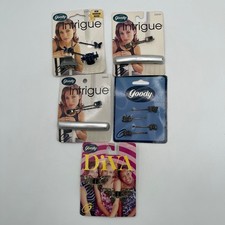 Vintage Goody Hair Accessory Lot 5 Packs Intrigue Diva Butterfly Clips 1999 Y2K