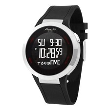 Kenneth Cole Digi-Touch Men's Quartz Black Silicone Watch KC1639