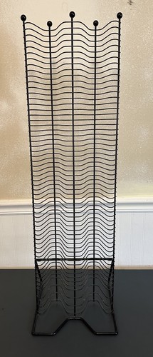 120 CD Medien Aufbewahrung Tower Rack Ständer schwarz 120 Einzel / 108 Einzel & 6 Doppel
