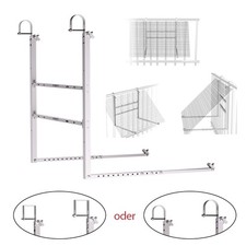 PV Balkonkraftwerk Halterung Photovoltaik Befestigung Balkon Montage Geländer DE
