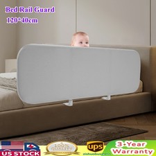 Modern Foldable Bed Rail Guard for Toddlers, Durable Safe Design