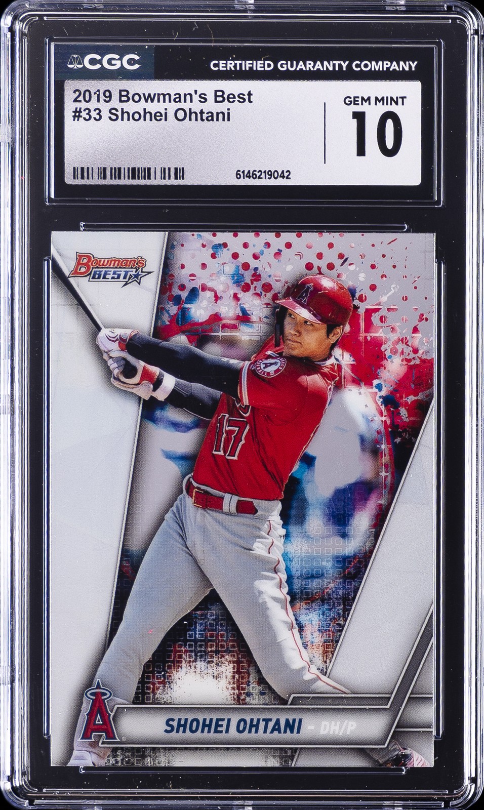 2019 BOWMAN'S BEST #33 SHOHEI OHTANI CGC 10 GEM MINT