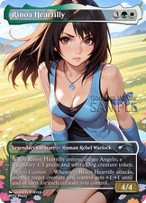MTG FF - Rinoa Heartilly - Fanart Borderless Style - EDH / Playtest