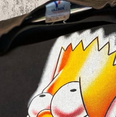 Vintage 90s Martin Lopez The Simpsons Bart Simpson Shirt Size XL