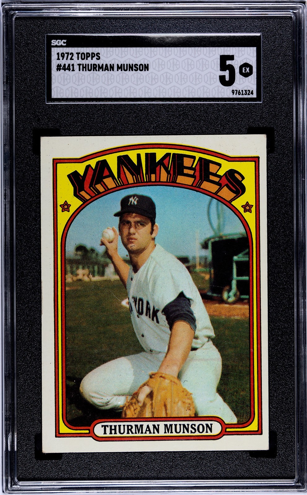 1972 Topps - Thurman Munson #441 SGC 5