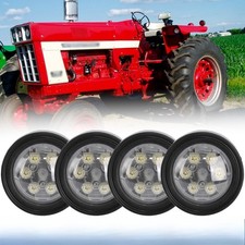 4pcs Led Fender Lights For International Tractor 666 766 966 1066 1466 1566 4366
