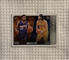 2014-15 NBA Hoops Trading Places Gerald Green Luis Scola #14 PHX SUNS