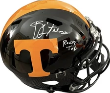 Tennessee Volunteers Phillip Fulmer Signed Dark Mode Fullsize Helmet Beckett