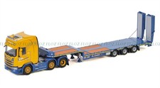 for WSI for SCANIA R CR20H 6X2 TWINSTEER SEMI LOW LOADER RAMPS-3 AXLE 1:50 Model