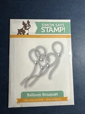 Simon Says Stamp-BALLOON BOUQUET Die - ~ 3.5" x 4"  Birthday, Celebration