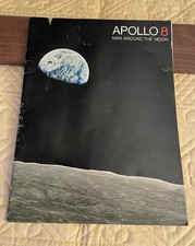 Vintage 1968 "APOLLO 8 mission Man around the MOON" - NASA Brochure EP-66 #059