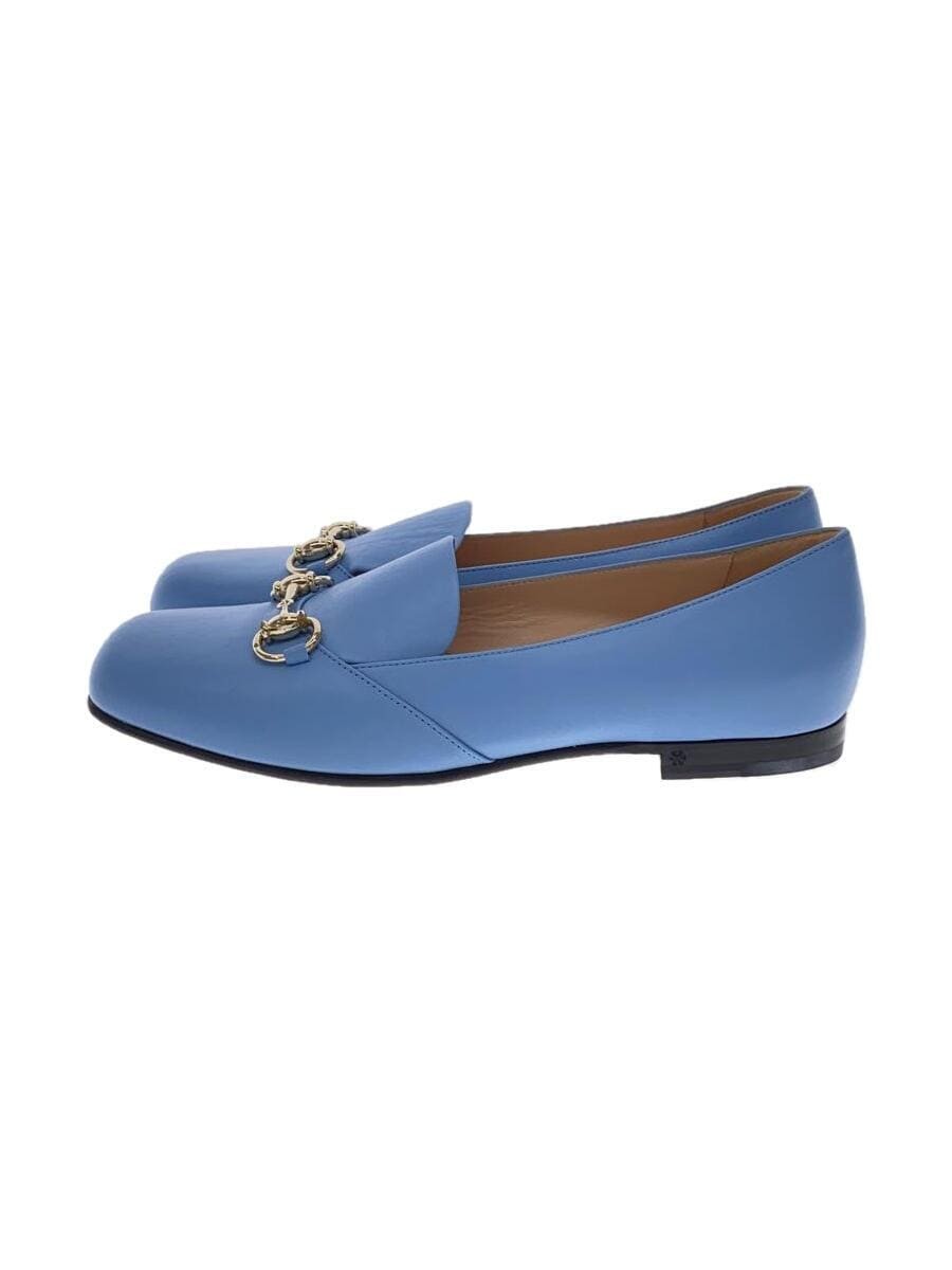 GUCCI Loafers 37.5 BLU 466702