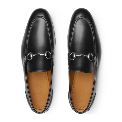 Gucci Jordaan Loafers Men Black - US Size 8.5=G8=Eur42