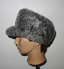 Persianer Pelz Mütze Kappe Echtfell Hut Fellmütze Karakul Schapka Formofka