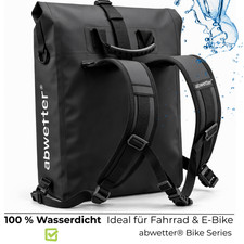 Fahrradtasche Gepäckträger wasserdicht 25L Bikepacking Rucksack reflektierend
