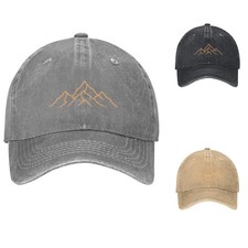 Women's Vintage Cotton Baseball Cap Dad Hat Adjustable Curved Brim