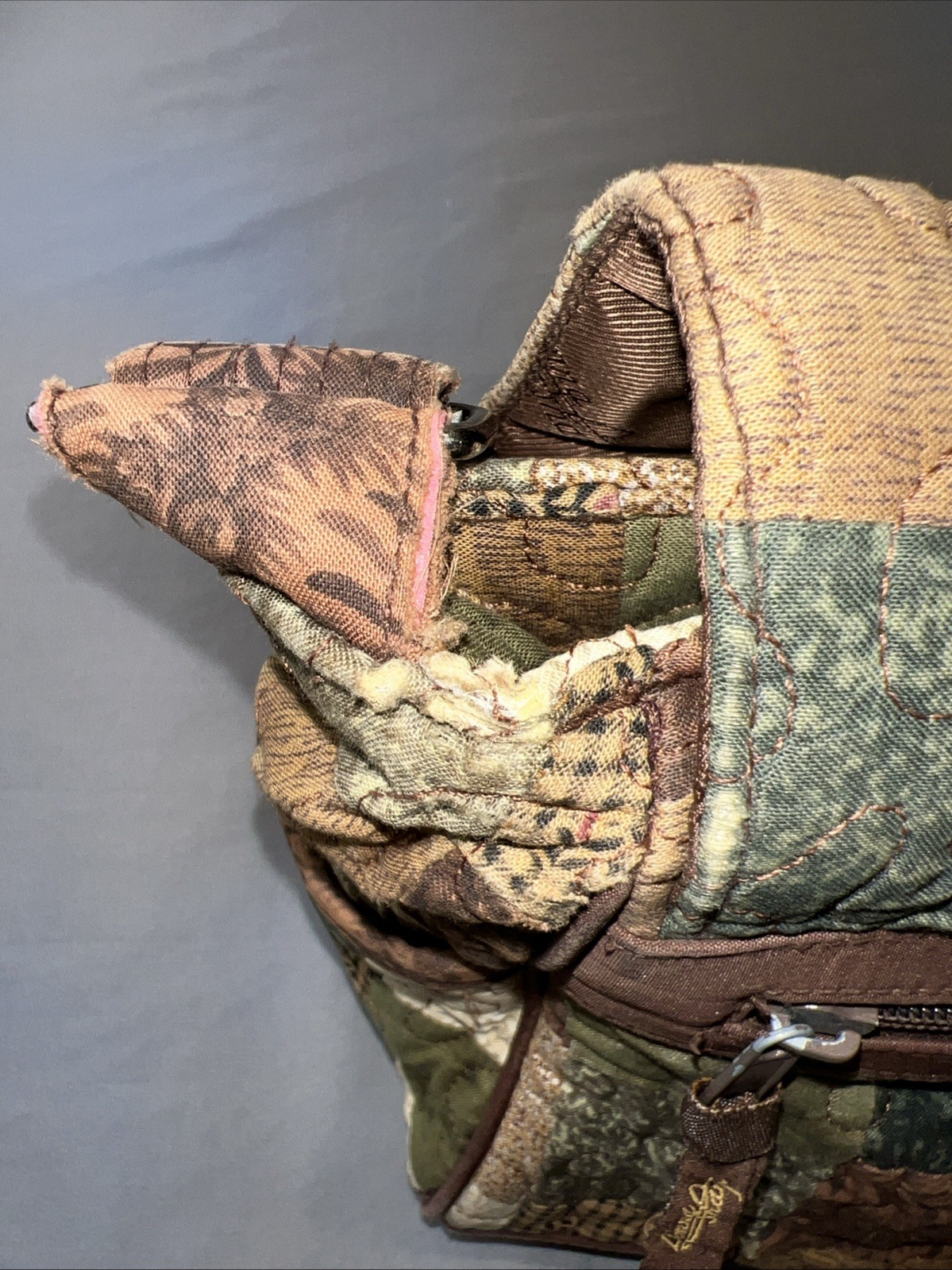 Donna Sharp Quilted Patchwork Multi-colored Purse… - image 8