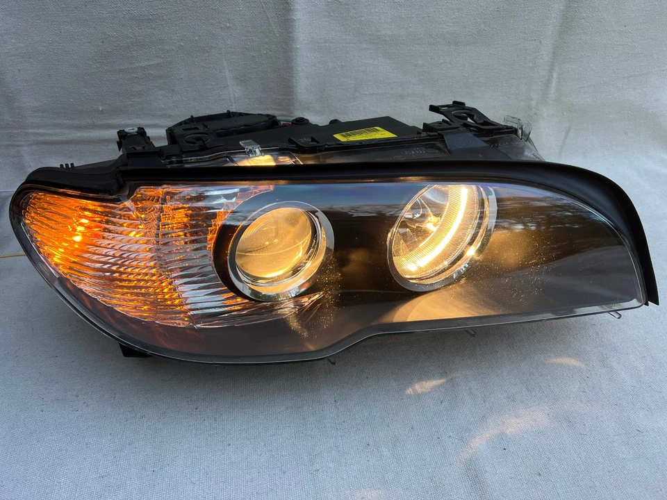 BMW 325ci 330ci 2004-2006 cupé/convertible pasajero derecho faro halógeno original Foto 2 de 4