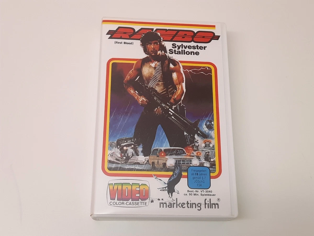 Rambo - First Blood 1982 VHS German PAL Marketing Video Sylvester Stallone