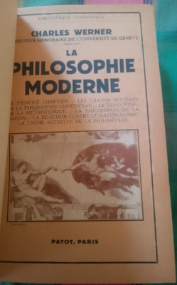 Werner Charles - Die moderne Philosophie - Payot 1954