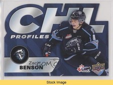 2021-22 Upper Deck CHL Profiles Zach Benson #PR-21 READ 0e3