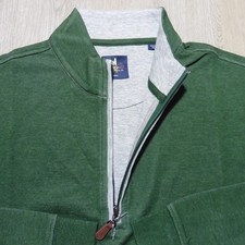 JOHNNIE-O Mens S SMALL SULLY PULLOVER GREEN 1/4 ZIP GOLF SWEATSHIRT POLO
