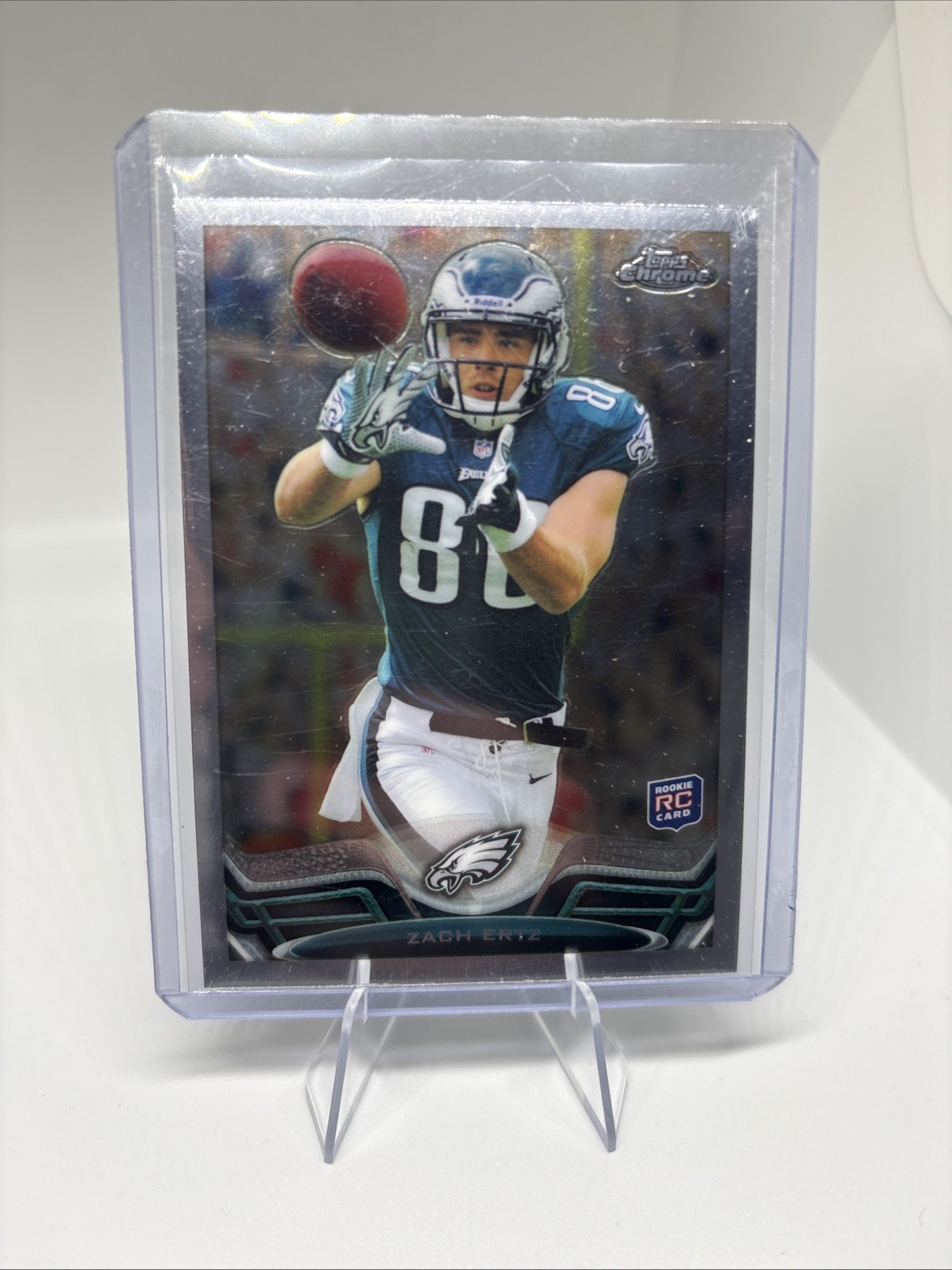 2013 Topps Chrome - Zach Ertz #76 Catching Ball (RC)