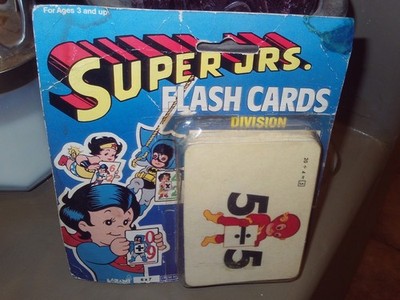 FLASH SUPER JRS. FLASH CARDS SUPER FRIENDS RARE JUSTICE LEAGUE AMERICA MOC 1979