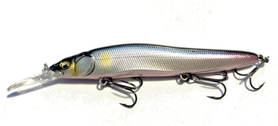Megabass Ito Vision Oneten R+1 Wobbler, Jerkbait, Kunstköder, 11cm Slow Floating