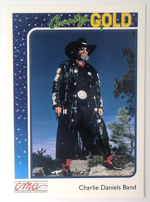 1992 COUNTRY GOLD Charlie Daniels Rookie Card RC #51, CMA, Rare