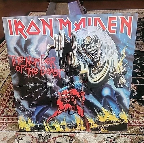 IRON MAIDEN - The Number of The Beast Vinyl LP Record 1982 Harvest ST-12202