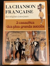 La Chanson Française « Coffret 3 Cassettes « Des origines à nos jours »