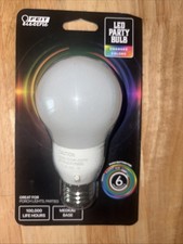 Feit Electric 0.6-Watt A19 Medium E26 Base Color Changing Party LED Light Bulb