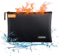 Feuerfeste Dokumententasche 36X26Cm 4200℉ Geldtasche Schutz FüR Unterlagen
