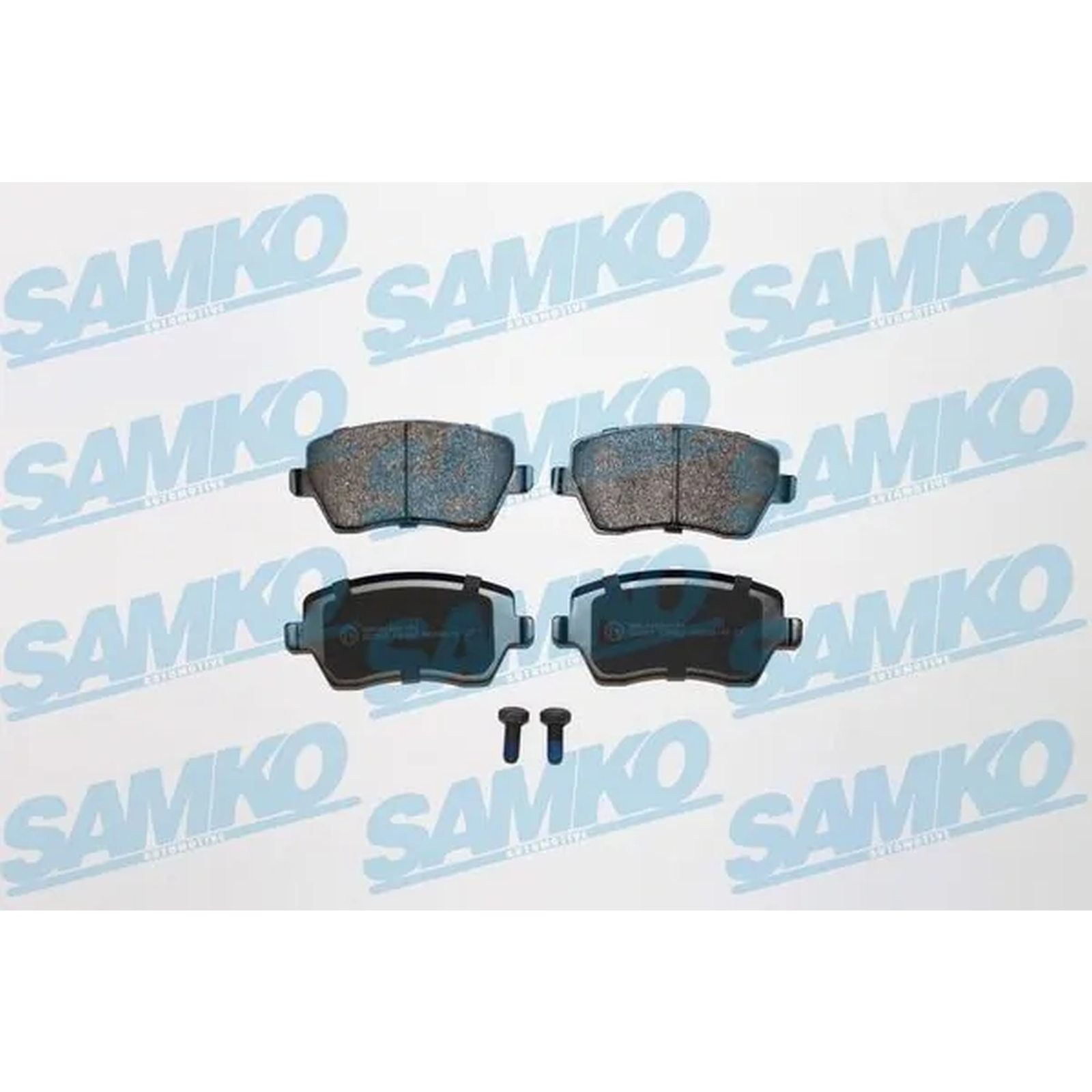 1x ORIGINAL® SAMKO Bremsbelagsatz, Scheibenbremse Vorne für Renault CLIO IV