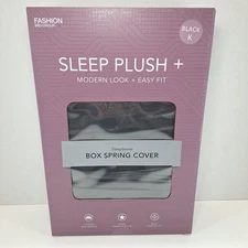 Brand New Fashion Bed Group Black King Size SleepSense Luxe Box Spring Cover