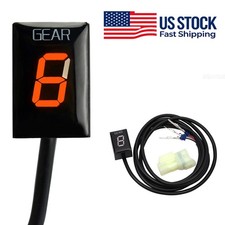 Motorcycle 1-6 Gear Indicator Speed Display M...