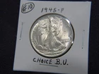 1945 Walking liberty half in choice B.U. condition # 10