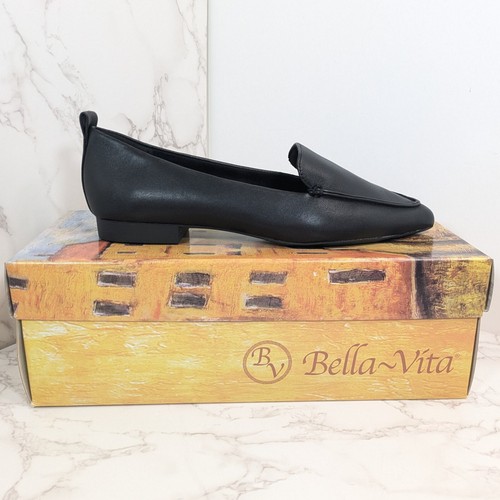 NEW Bella Vita Women's Alessi Pointed Toe Flat Soft Black Leather 7 NARROW - Picture 13 of 14