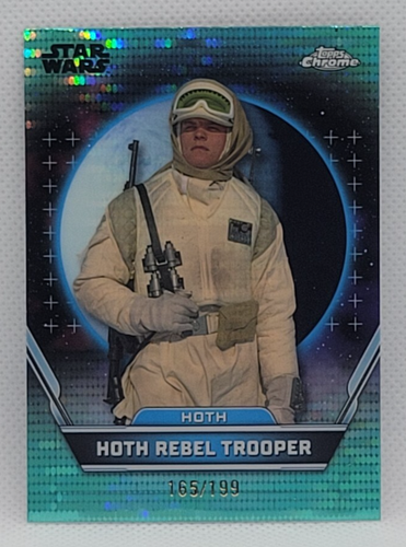 2024 Topps Chrome Star Wars Hoth Rebel Trooper Refractor #ed 165/199 - 第 1/2 張圖片