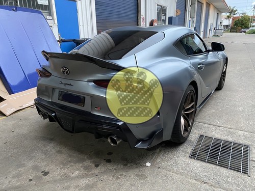 a90 MK5 Supra carbon fiber lip spoiler - bumper gt gr wing body kit lip bar V - Picture 17 of 18
