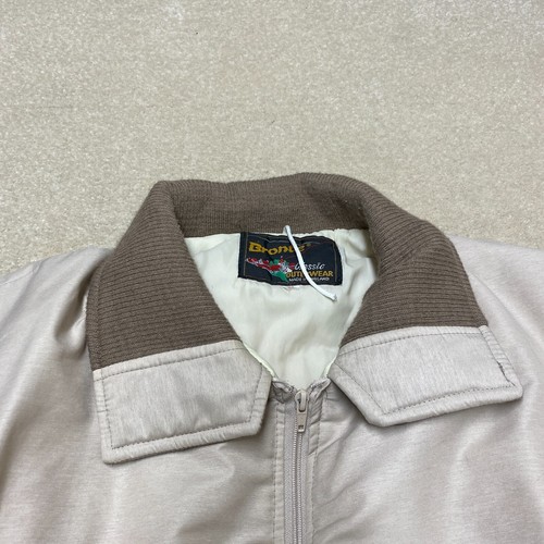 Bronte Bomber Jacket XL Men's Brown Collared Hunting Equestrian Country - Picture 2 of 13