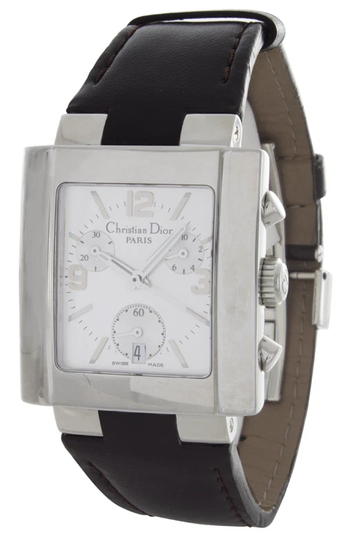 Christian Dior Riva femme cadran argenté quartz D101 100 AGIN2